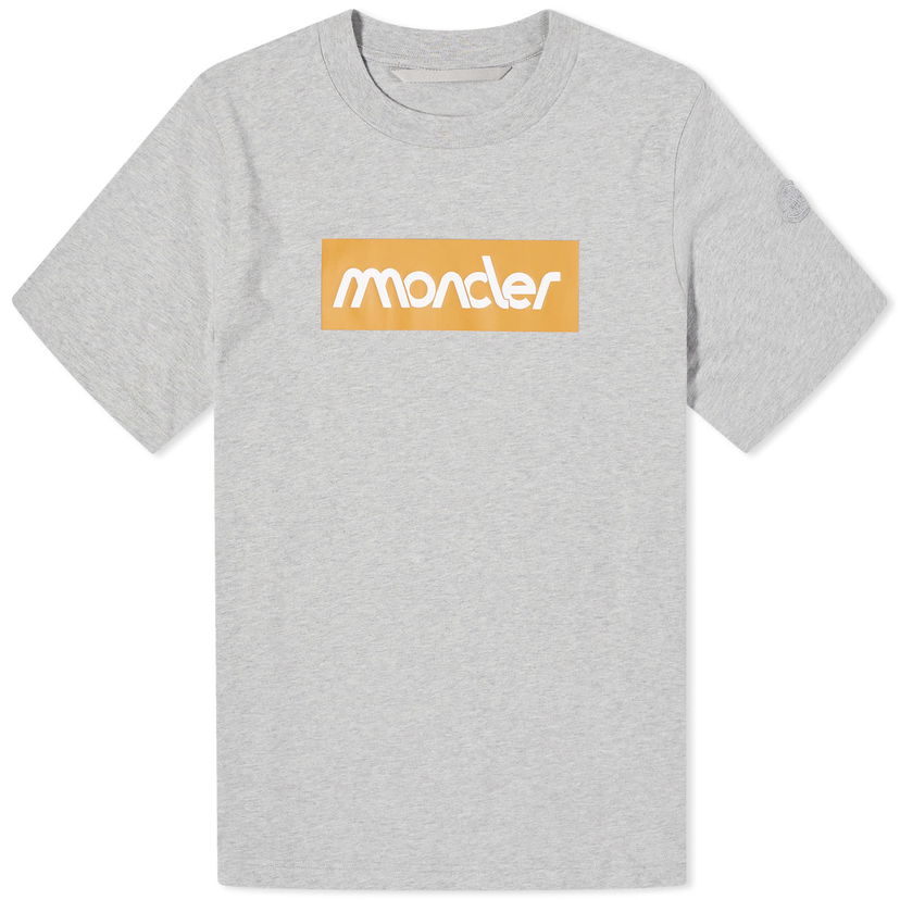 Majica kratkih rukava Moncler Logo T-Shirt Siva | 8C000-52-89AJS-986