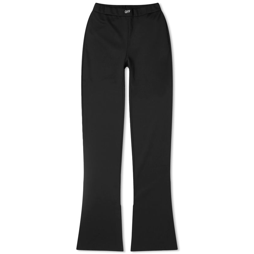 Tajice Off-White Sleek Split Leggings Crna | OWCD023C99JER0011001