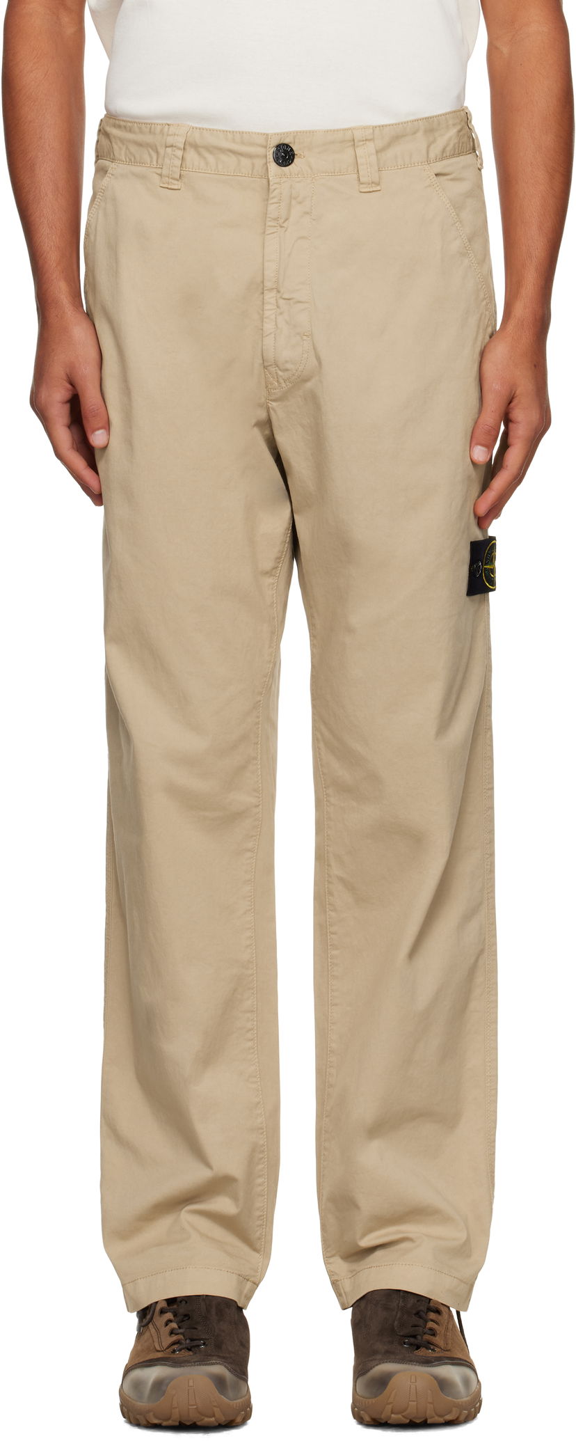 Hlače Stone Island Stone Island Trousers Bež | K2S15 3100035 S0A10