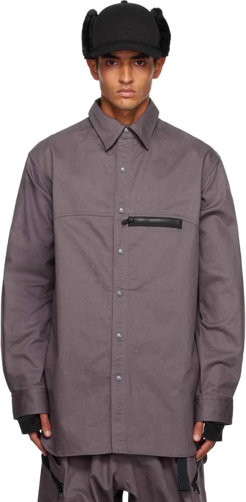 Košulja Y-3 Y-3 Twill Shirt Siva | KB2079