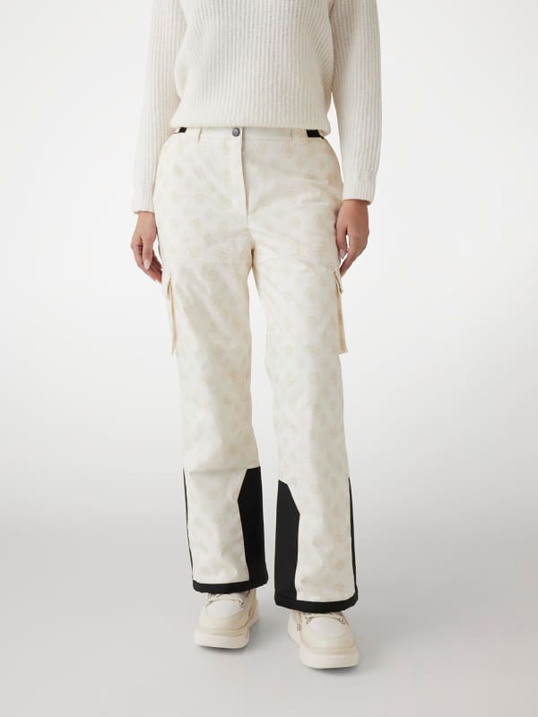 Cargo hlače GUESS Logo Ski Pants Bijela | W4PB60WH0K0