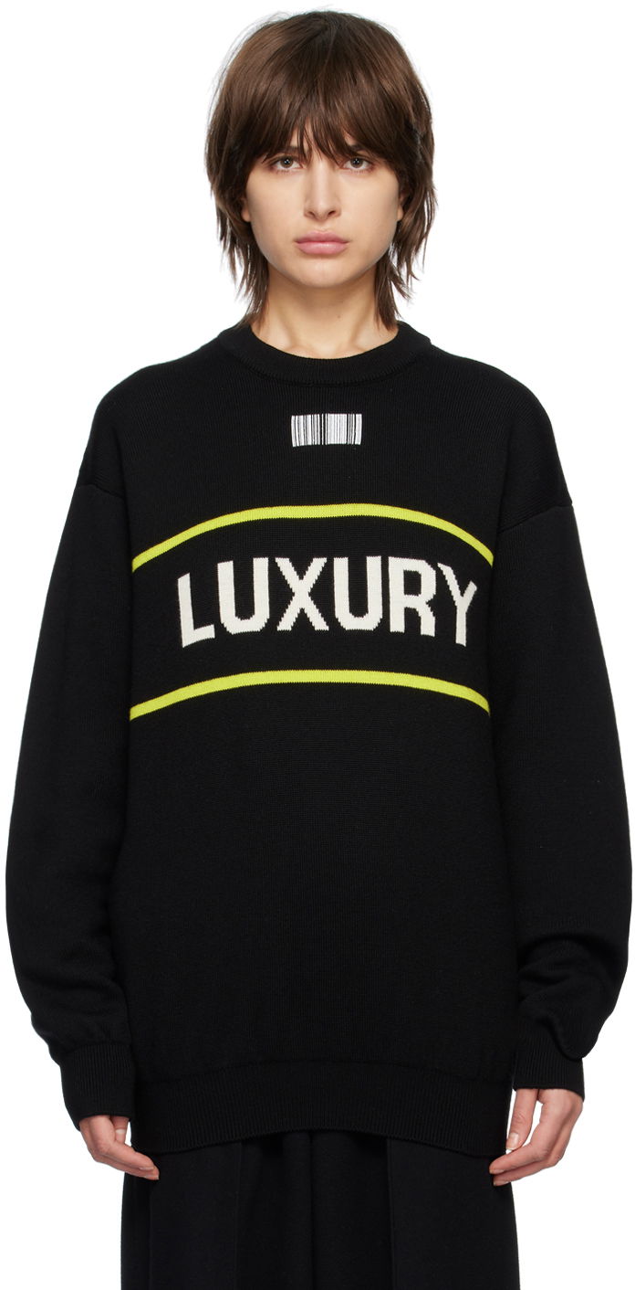 Džemper VETEMENTS 'Luxury' Sweater Crna | VL16KN320B