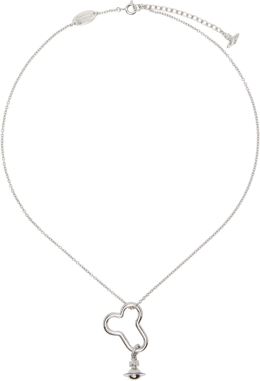 Ogrlica Vivienne Westwood Vivienne Westwood Karla Pendant Necklace Metalik | 630203FL-01P019-