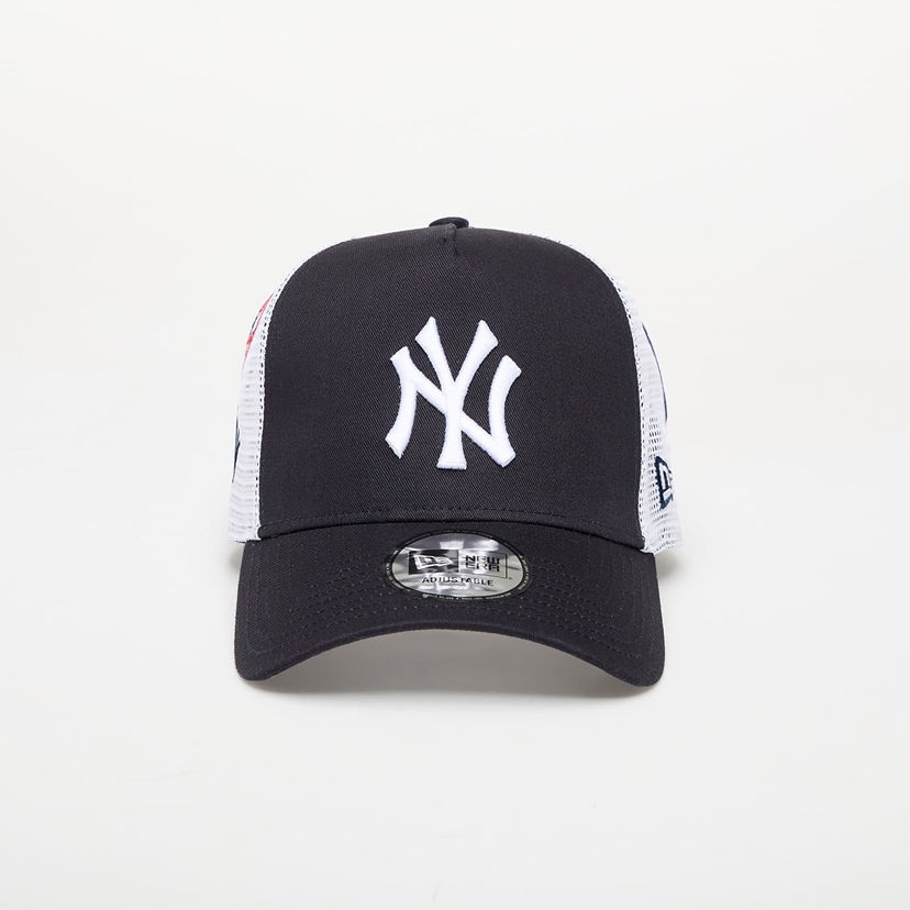 Kapa New Era 9FORTY A-Frame Trucker MLB Multi Patch New York Yankees Cap Tamnoplava | 60667553