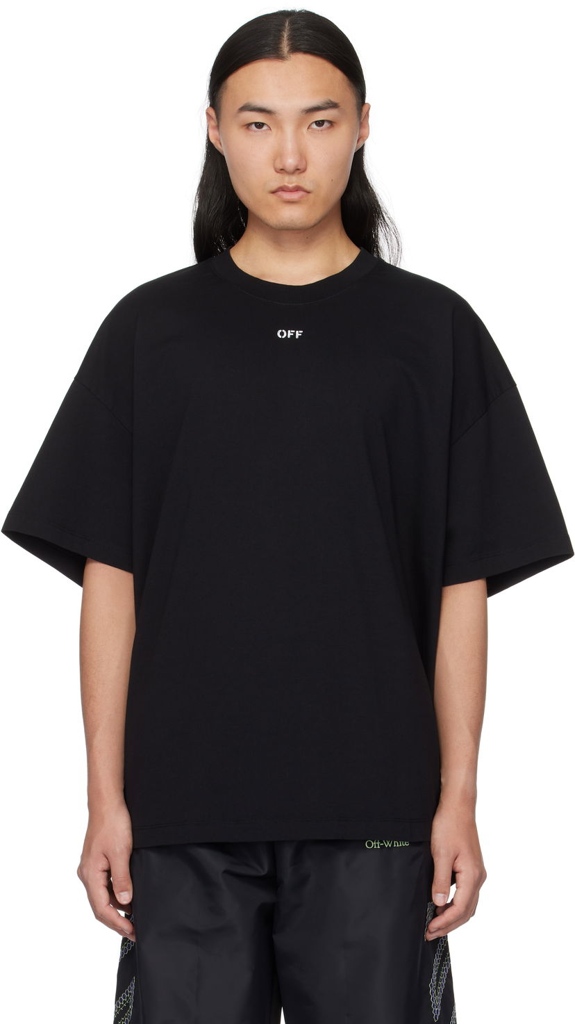 Majica kratkih rukava Off-White Off-White Stamp Oversize T-Shirt Crna | OMAA161C99JER0011001