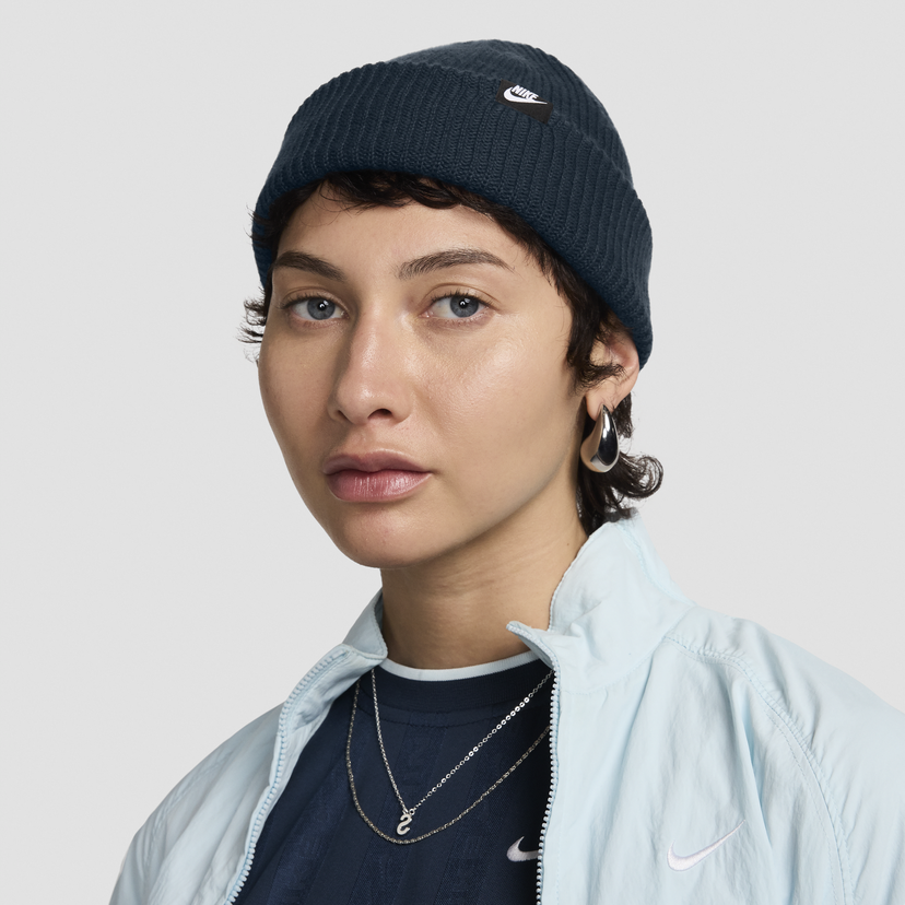 Kapica Nike Nike Terra Futura 365 Low Cuff Beanie Tamnoplava | HF0176-478