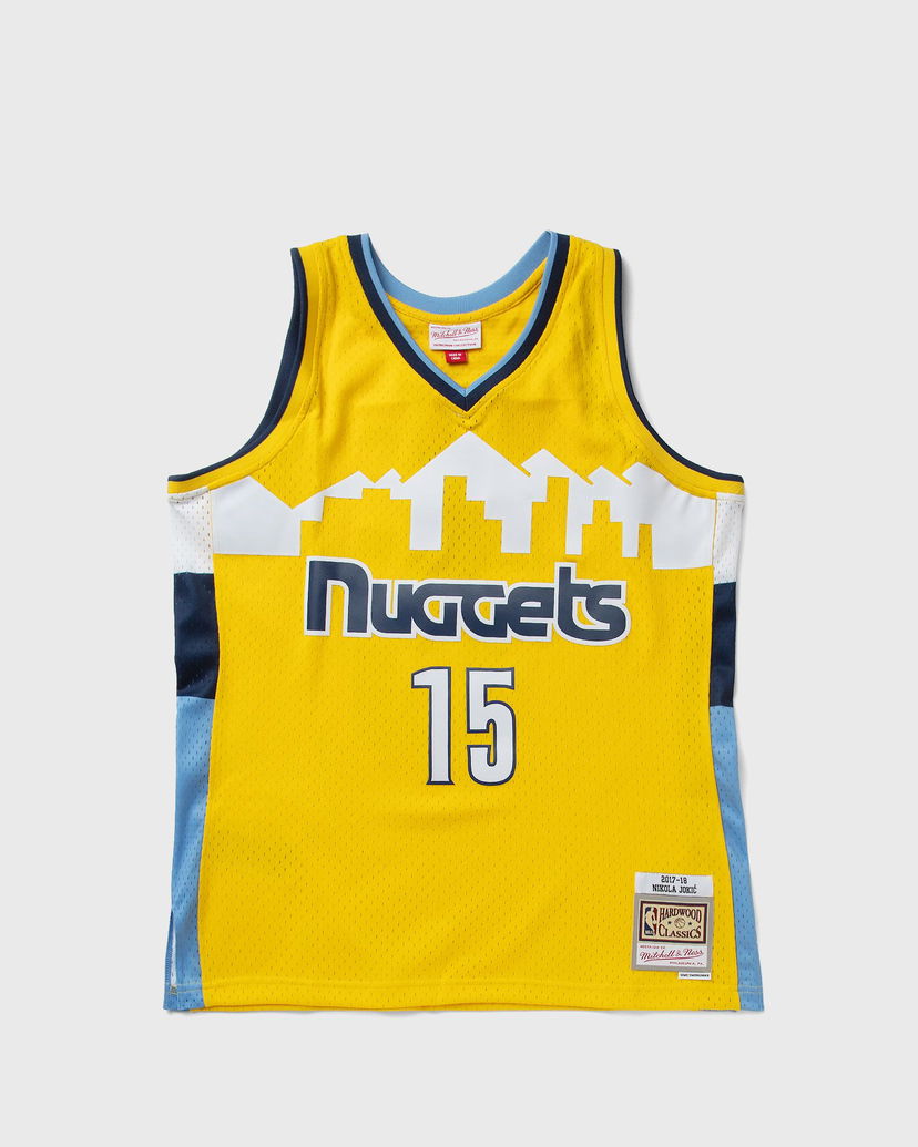 Dres Mitchell & Ness Denver Nuggets 2017 Nikola Jokic #15 Swingman Jersey Žuta | JY11638-DNUYELL