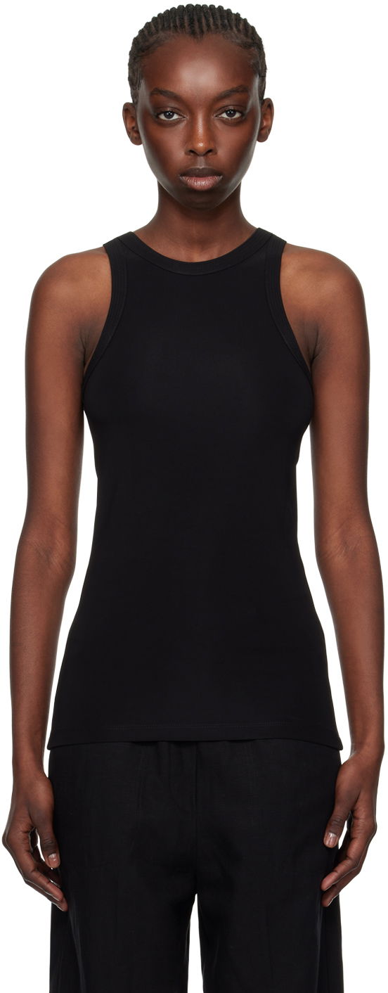 Majica bez rukava TOTEME TOTEME Fluid Tank Top Crna | 242-WRT1727-FB0162
