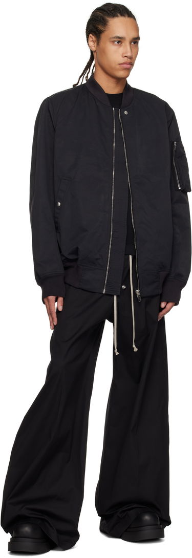 Bomber jakna Rick Owens Rick Owens DRKSHDW Hollywood Classic Flight Bomber Jacket Crna | DU01E3774 MU, 3