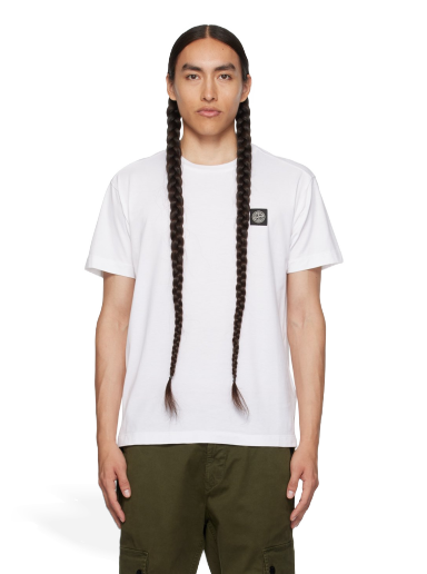 Majica kratkih rukava Stone Island Patch Bijela | 791524113