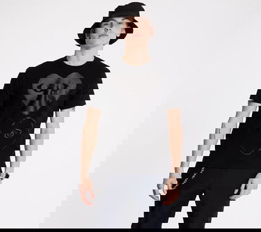 Majica kratkih rukava Comme des Garçons Comme des Garçons PLAY Double Heart T-Shirt Crna | AX-T194 BLACK, 0