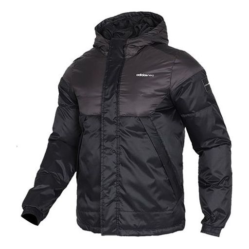 Parka adidas Originals Neo Stay Warm Hooded Sports Down Jacket Crna | EI4410