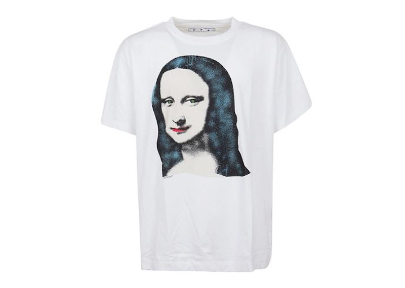 Majica kratkih rukava Off-White Mona Lisa Over T-Shirt Bijela | OMAA038E20JER0100110
