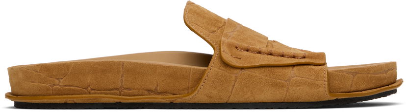 Kupaći kostimi Jacquemus Jacquemus Suede Loafer Sandals Smeđa | 25E251FO172-4355