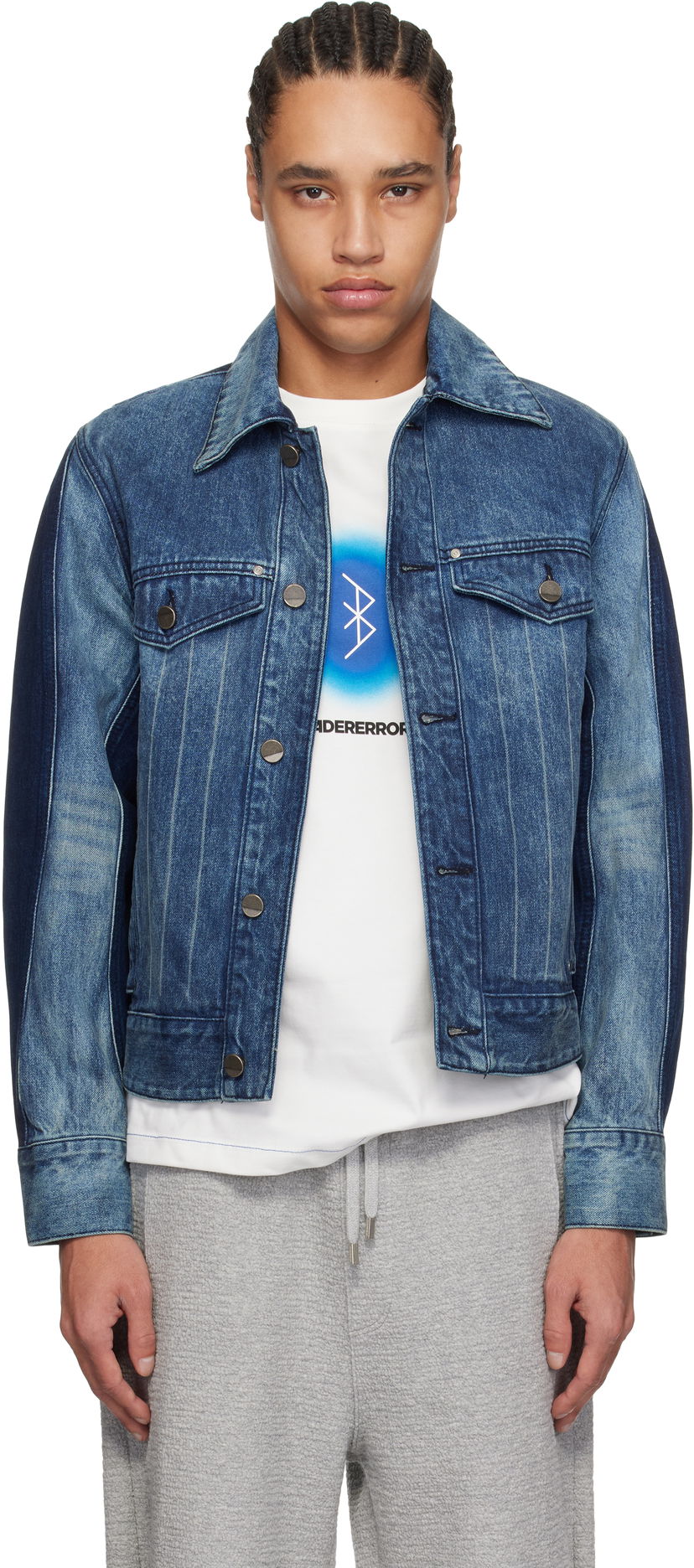 Jakna ADER ERROR ADER error 1603 Denim Jacket Plava | BO01SSJK1603BL