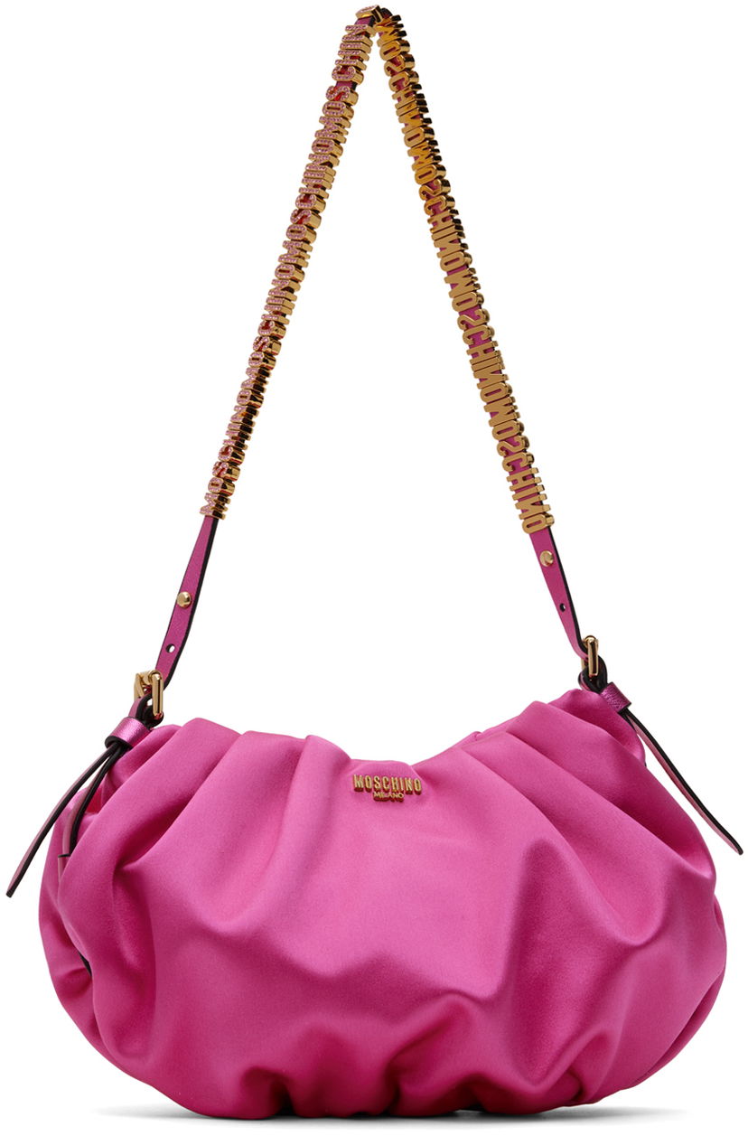 Ručna torbica Moschino Mini Lettering Shoulder Bag Ružičasta | 7523 8220 A1199