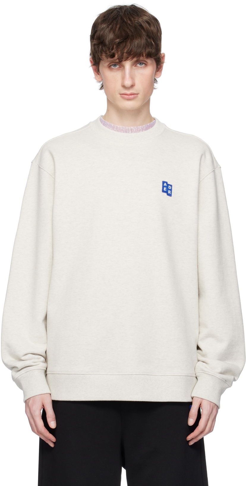 Džemper ADER ERROR ADER error Sig; TRS Tag 01 Sweatshirt Bež | BO42FYSW0101OT