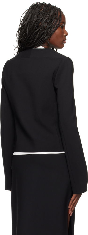 Jakna Courrèges Buttoned Tailored Jacket Crna | 424CVE102WO0113, 2
