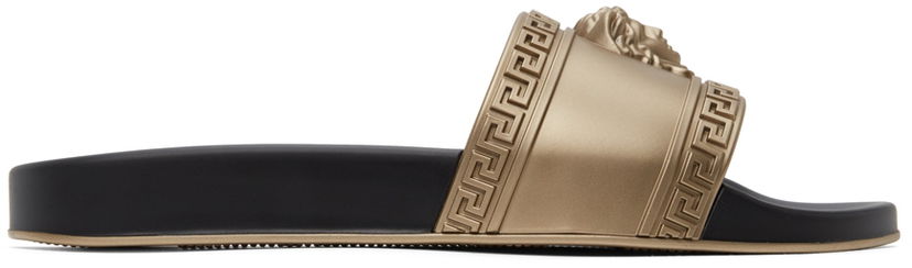 Tenisice i cipele Versace Versace Palazzo Pool Slides Crna | DSU5883 DGOLG