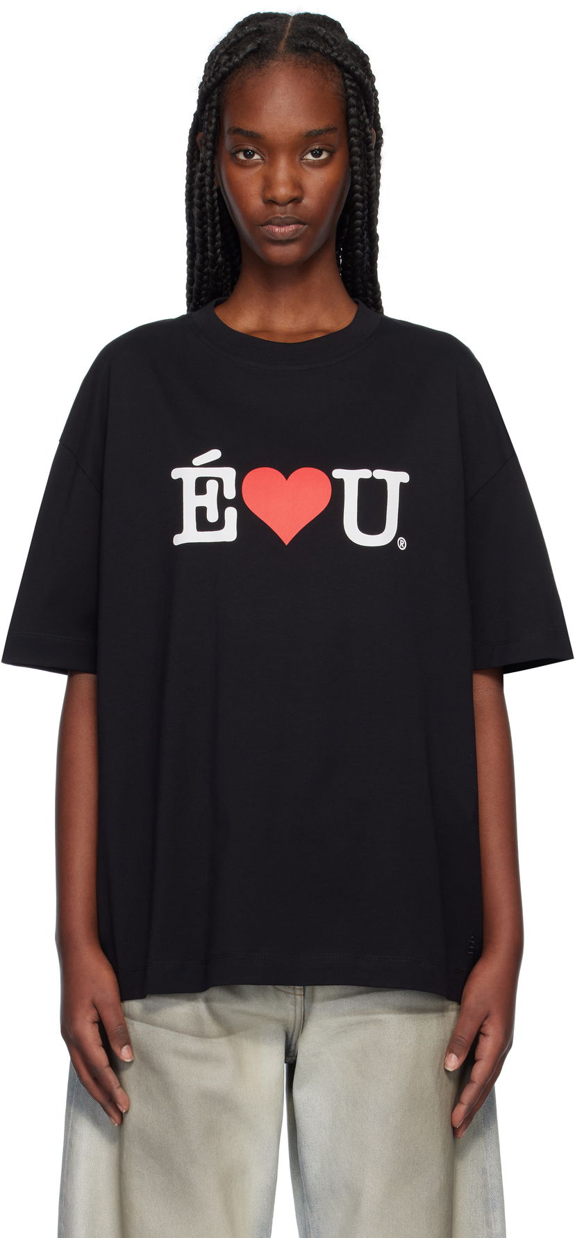 Majica kratkih rukava Études Études 'ÉLU' Relax T-Shirt Crna | H24MMTSH137-99