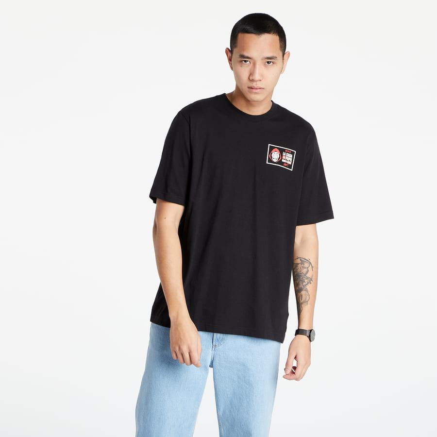 Majica kratkih rukava Reebok La Casa De Papel T-Shirt Crna | HH7093, 0