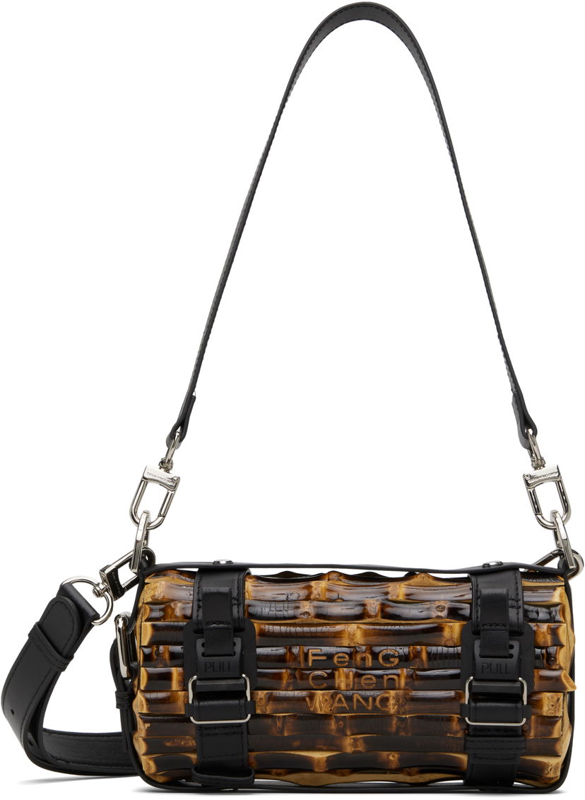 Ručna torbica Feng Chen Wang Feng Chen Wang Cylindrical Bamboo Bag Žuta | FENG19AC10