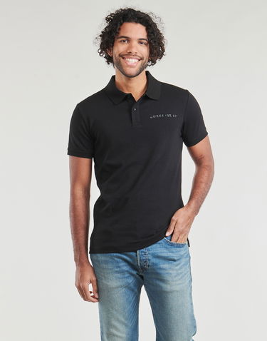 Polo majica GUESS NOLAN SS POLO Crna | M4RP6-KBL51-JBLK, 0