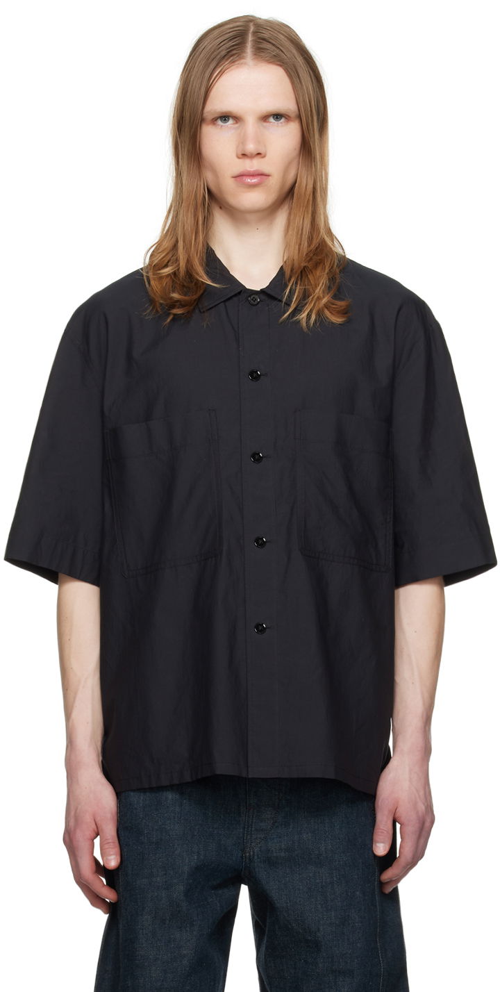 Košulja LEMAIRE Lemaire Washed Pyjama Shirt Crna | SH1093 LF1209