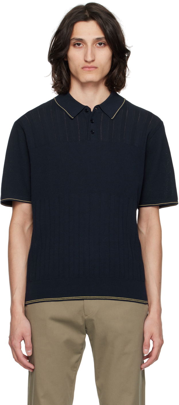 Polo majica Paul Smith Paul Smith Striped Polo Tamnoplava | M1R-635Y-M02312-49