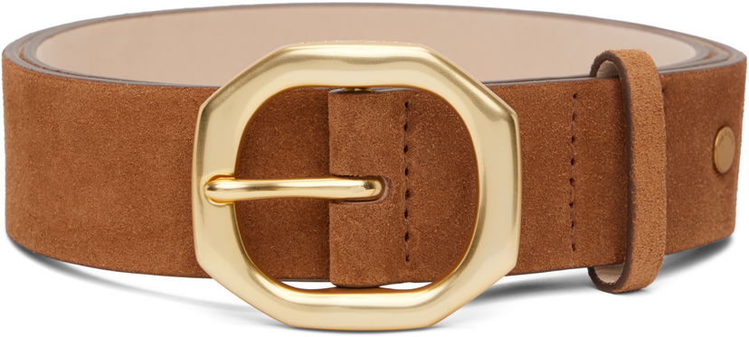 Pojasevi rag & bone Rag & Bone Audrey Suede Belt Smeđa | WJW25PB1004SU4