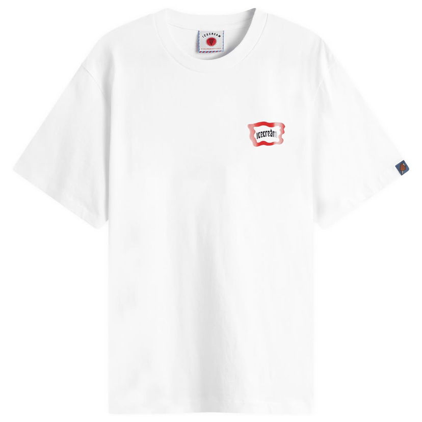Majica kratkih rukava BBC IceCream ICECREAM Roundabout T-Shirt, Size Large Bijela | IC24460-WHT