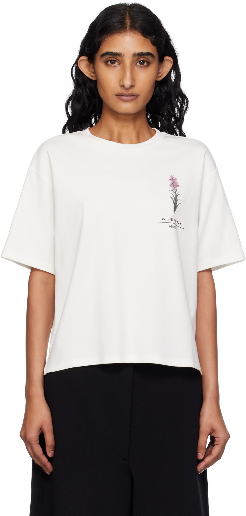 Majica kratkih rukava Max Mara Weekend Max Mara Lecco T-Shirt Bijela | 2515941052600