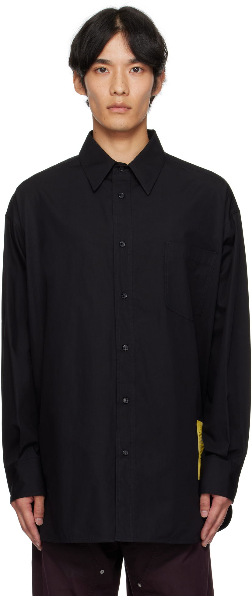 Košulja Maison Margiela MM6 Maison Margiela Poplin Shirt Crna | SH0DT0034 M35480