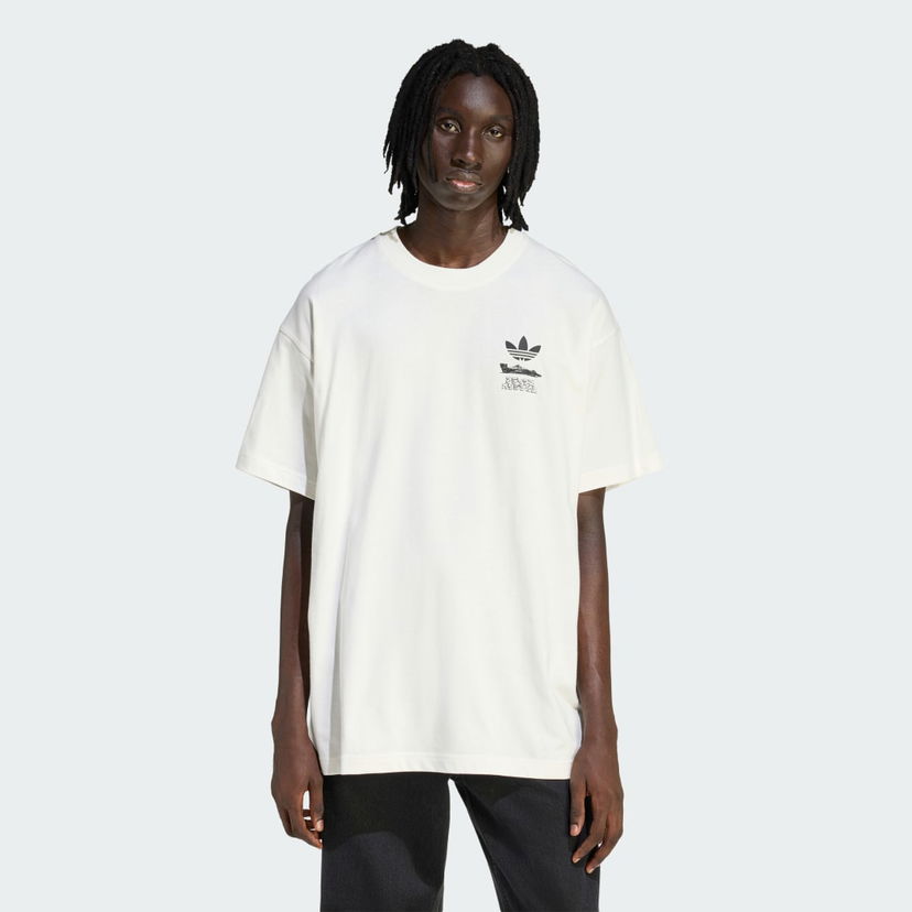 Majica kratkih rukava adidas Performance Racing Manga Graphic Tee Bijela | HY2085