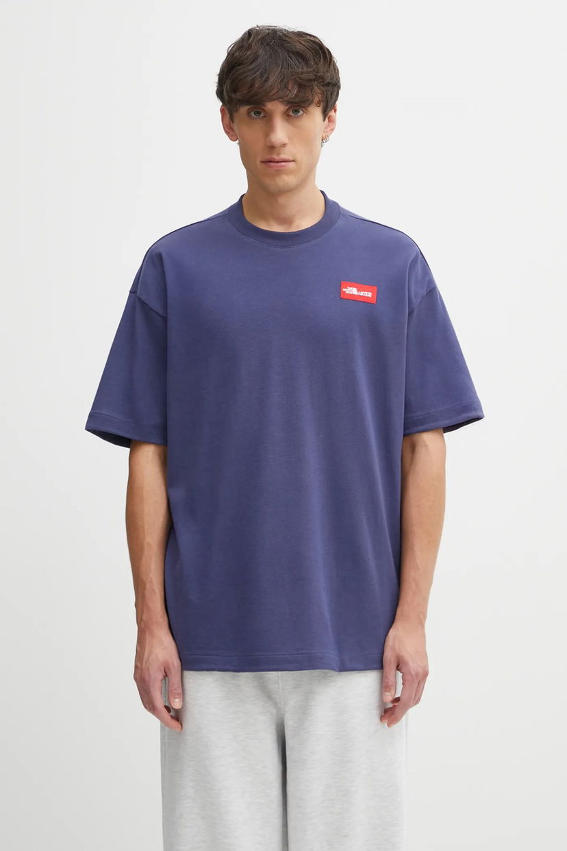 Majica kratkih rukava The North Face Oversized Redbox T-Shirt Plava | NF0A8EG5BOT1