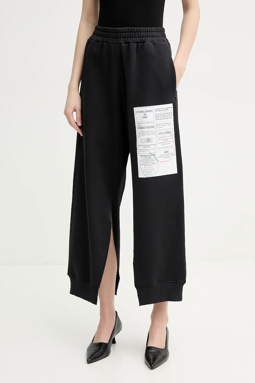Trenirka Maison Margiela MM6 Maison Margiela Print Sweatpants Crna | S52KA0527.M25012