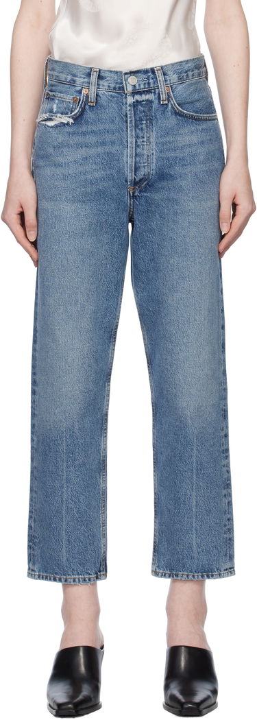 Jeans AGOLDE 90's Crop Mid Rise Straight Jeans Plava | A173F-1206, 0