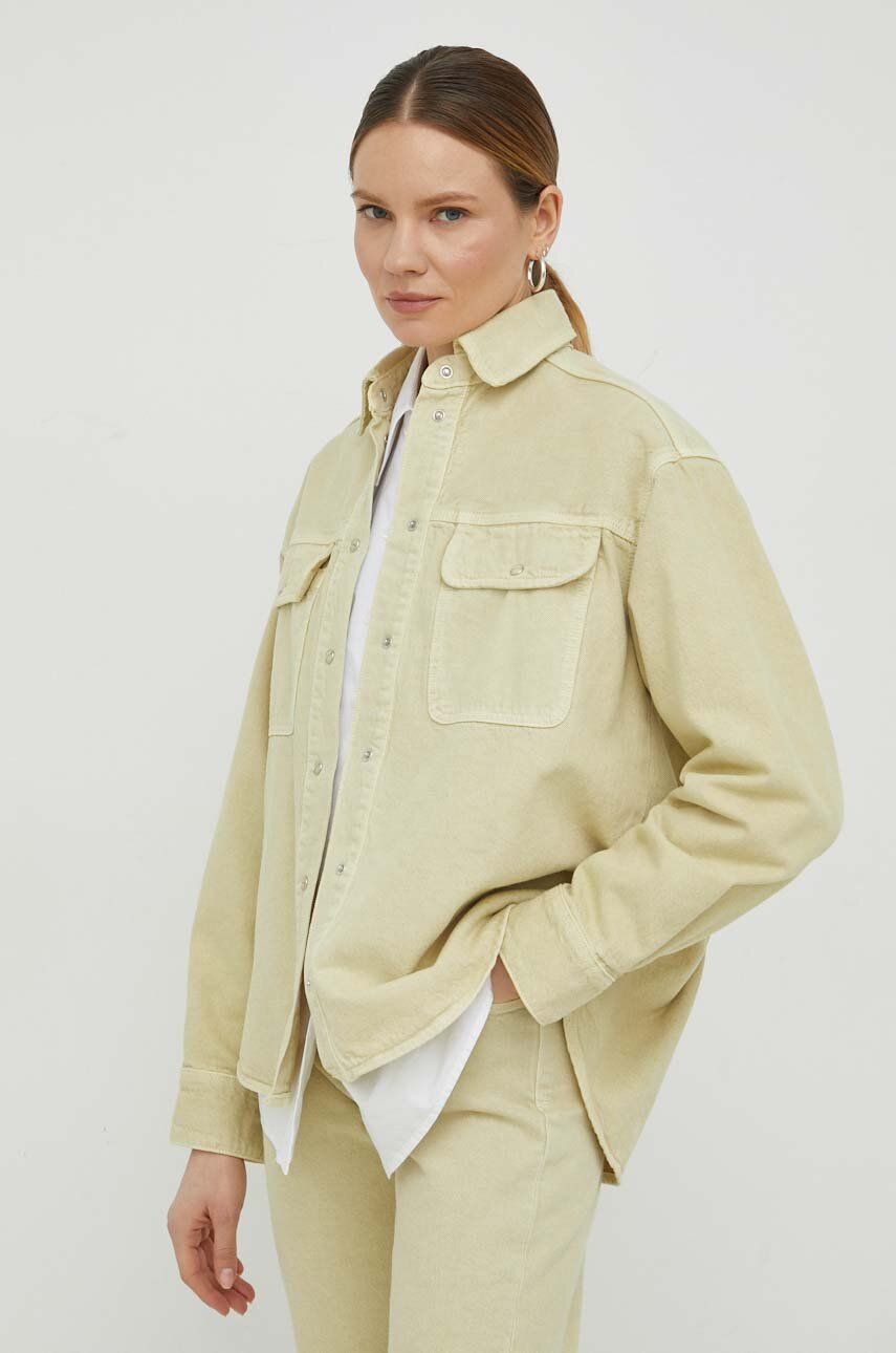 Jakna Samsoe Samsoe Ellen Shirt Zelena | F23100198, 0