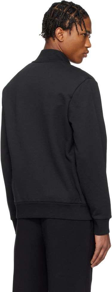 Jakna Moncler Moncler Tricolor-Trimmed Cotton Zip-Up Sweatshirt Crna | K10918G00072809KR, 2
