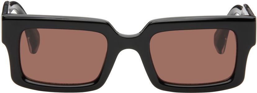Sunčane naočale Vivienne Westwood Vivienne Westwood Rectangular Orb Sunglasses Crna | VW508900151