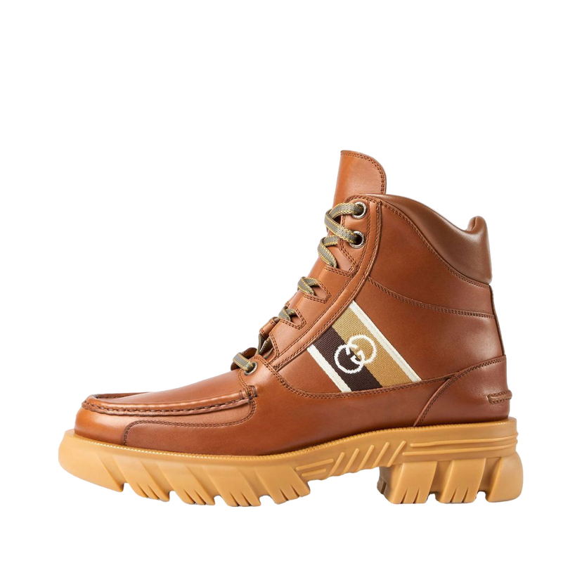 Tenisice i cipele Gucci Ankle Boot with Interlocking G 'Brown' Smeđa | 663368 DTNE0 2560