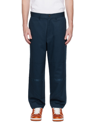 Hlače BAPE Loose Fit Trousers Tamnoplava | 001PTJ301016M
