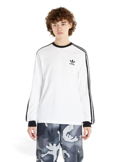 Majica kratkih rukava adidas Originals 3-Stripes Long Sleeve Tee Bijela | IA4879