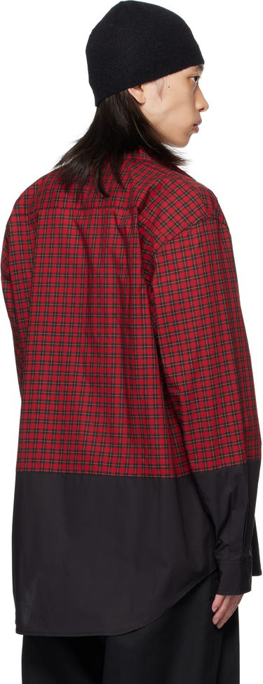Košulja VETEMENTS VETEMENTS Splitted Plaid Shirt Crvena | UH76SH630RB, 2