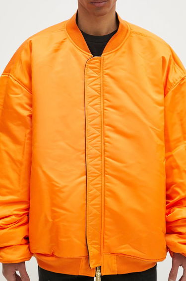 Bomber jakna VETEMENTS VETEMENTS Oversized Leather Bomber Jacket Crna | UA66JA200B, 7