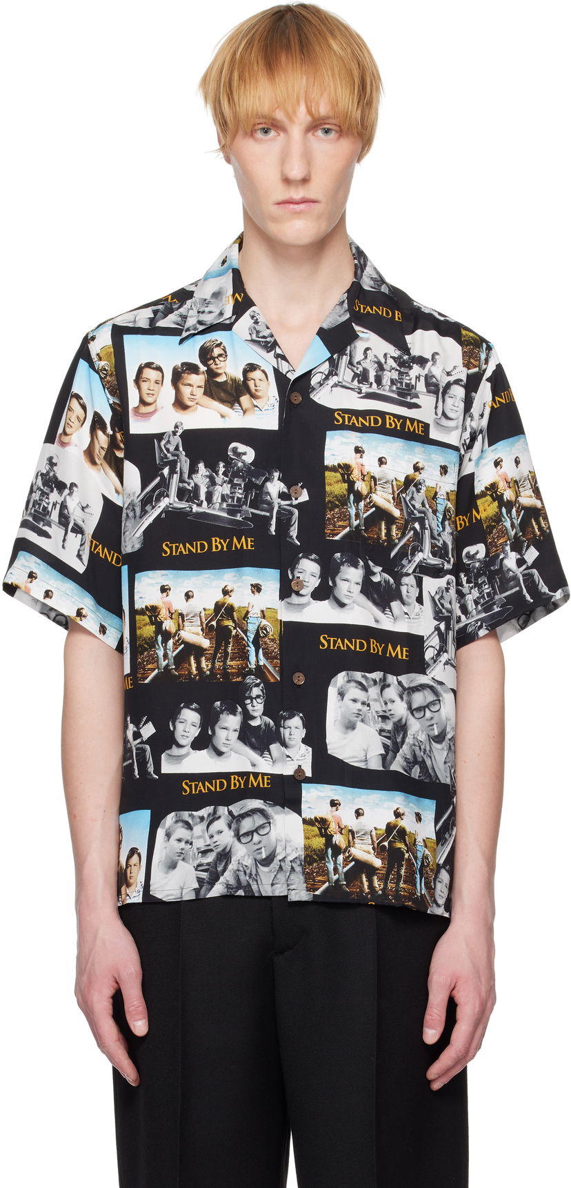 Košulja WACKO MARIA WACKO MARIA 'Stand By Me' Print Shirt Crna | SBM-WM-HI01