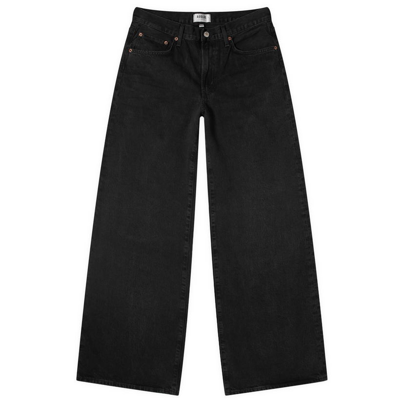 Jeans AGOLDE Clara Jeans in Mascara Crna | A9152-1157