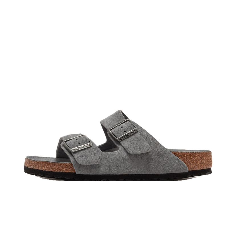 Tenisice i cipele Birkenstock Arizona Soft Footbed Suede Slides Siva | 1030860