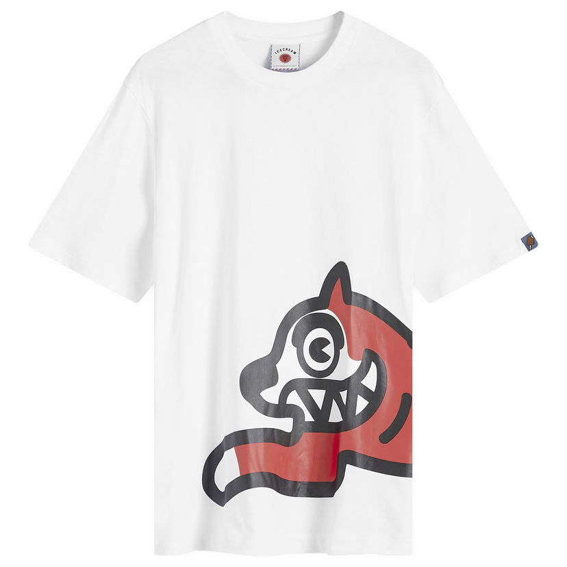 Majica kratkih rukava BBC IceCream ICECREAM Jumbo Running Dog T-Shirt Bijela | IC24235-WH