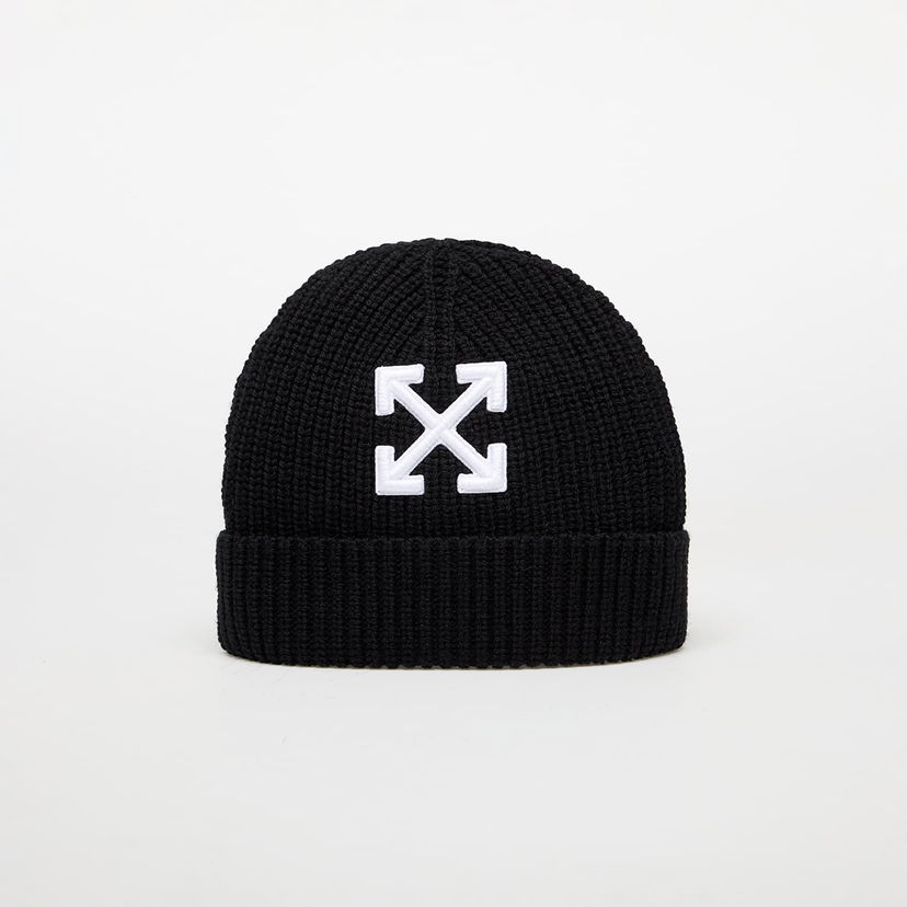 Kapica Off-White Arrow Classic Beanie Crna | OMLC041C99KNI0051001